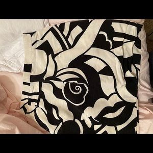 Escada Sport - Laurel. Black/ Beige mini skirt